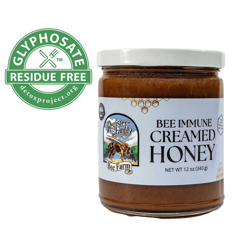 Bee Immune Creamed Honey | Elderberry Turmeric Ginger Honey
