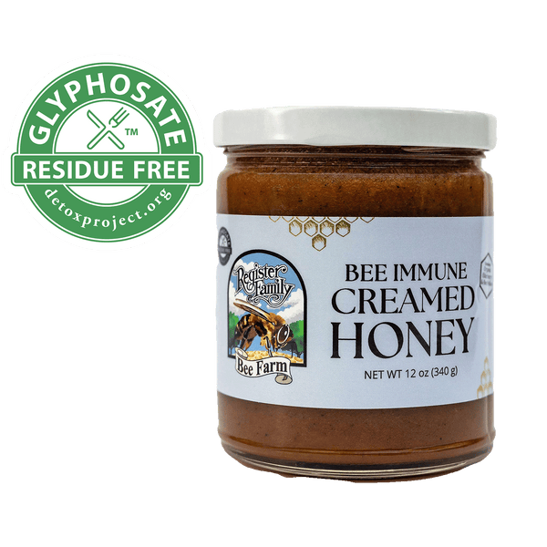 Bee Immune Creamed Honey | Elderberry Turmeric Ginger Honey