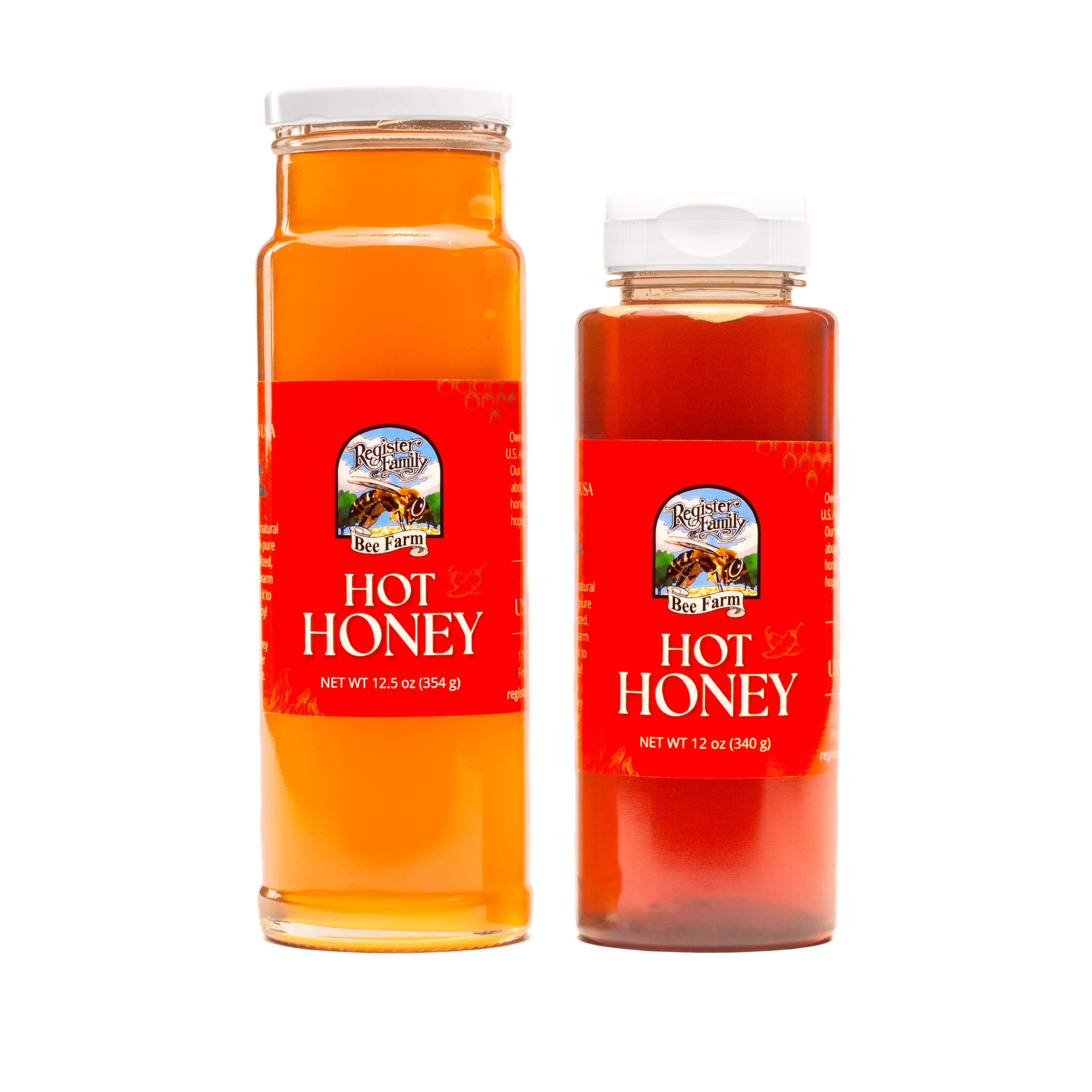 Hot Raw Wildflower Honey | Sweet & Spicy Hot Honey | Register