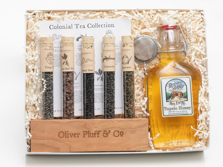 Colonial Tea Gift Box with Tupelo Honey