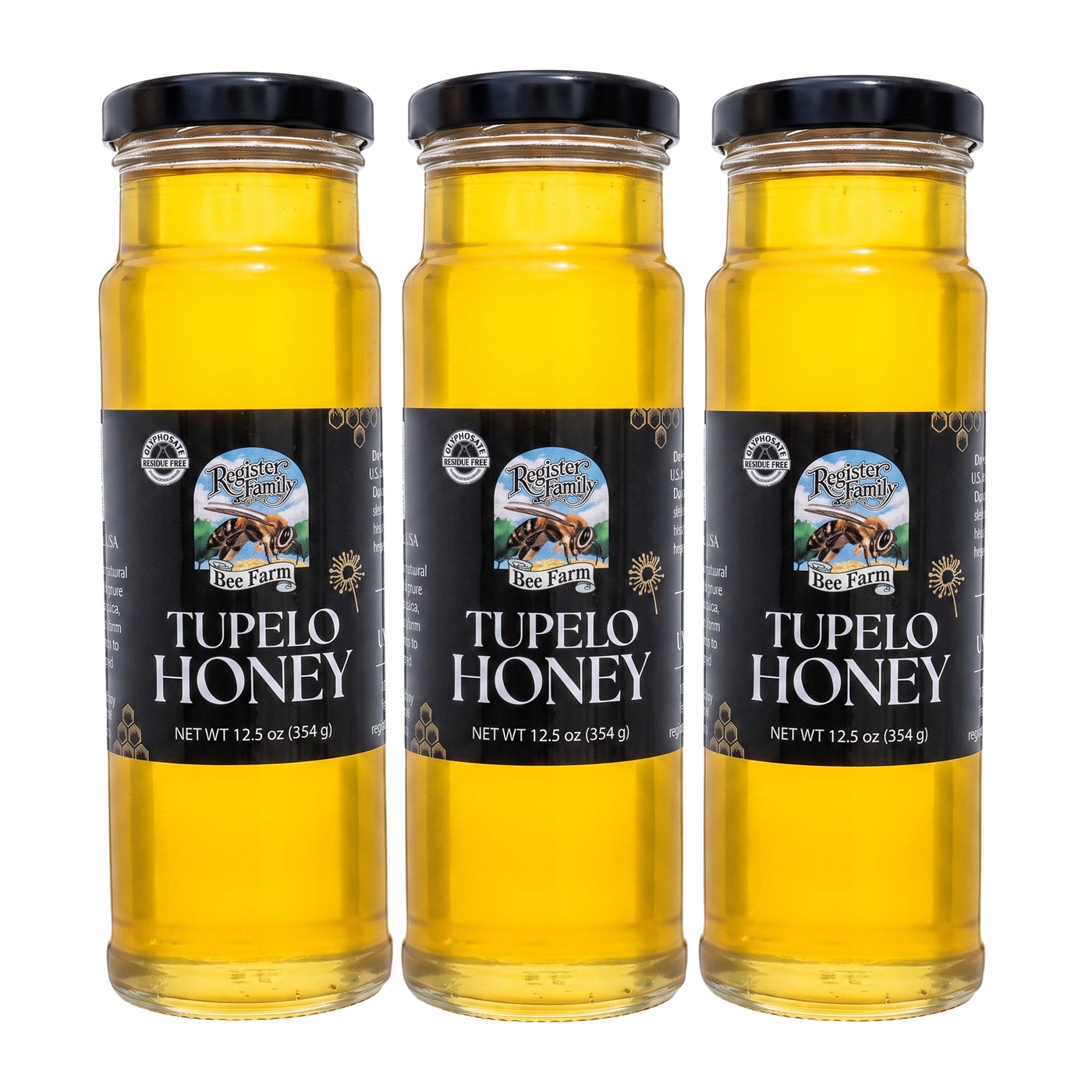 Raw Tupelo Honey — 12.5 oz · 3-Pack