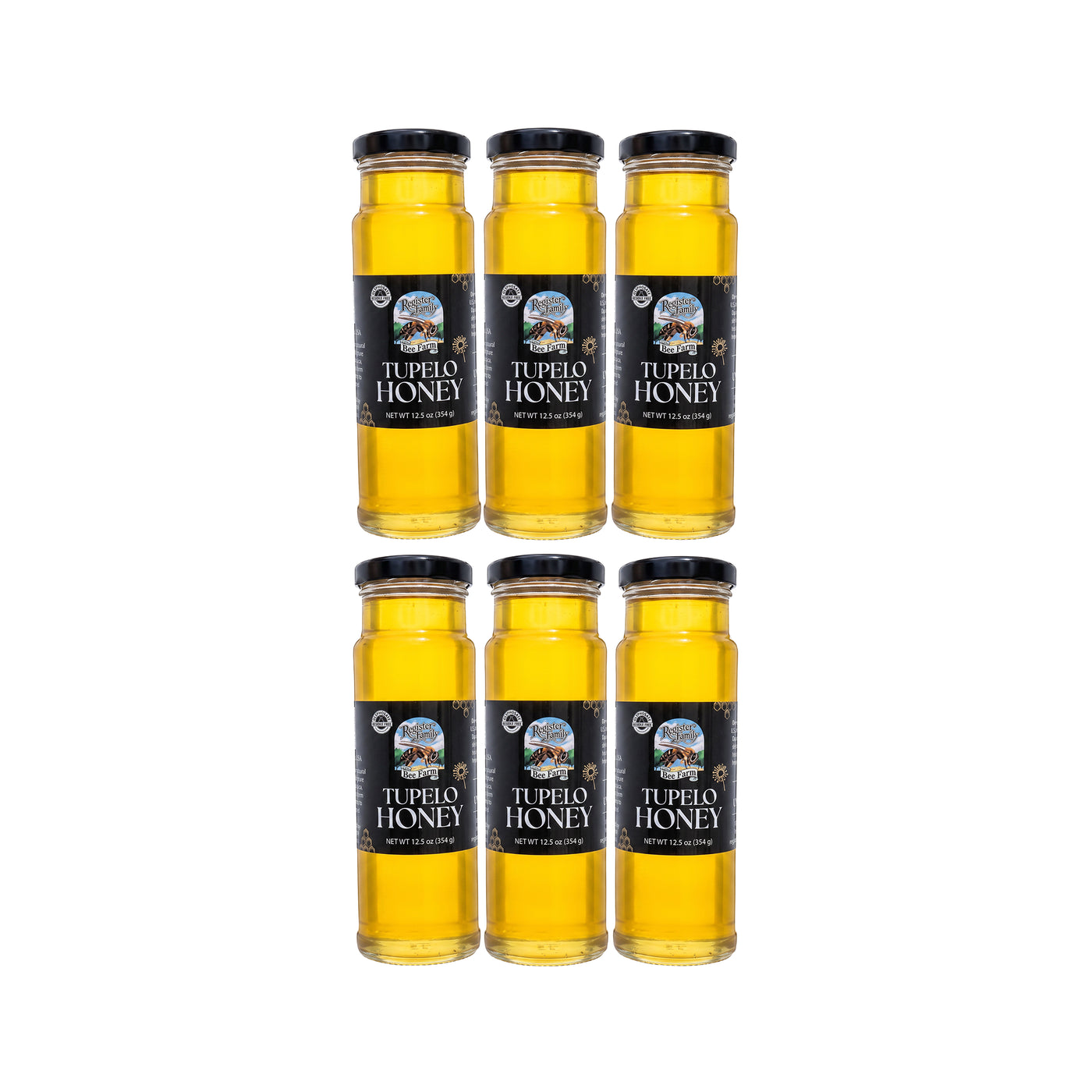 Raw Tupelo Honey — 12.5 oz · 6-Pack
