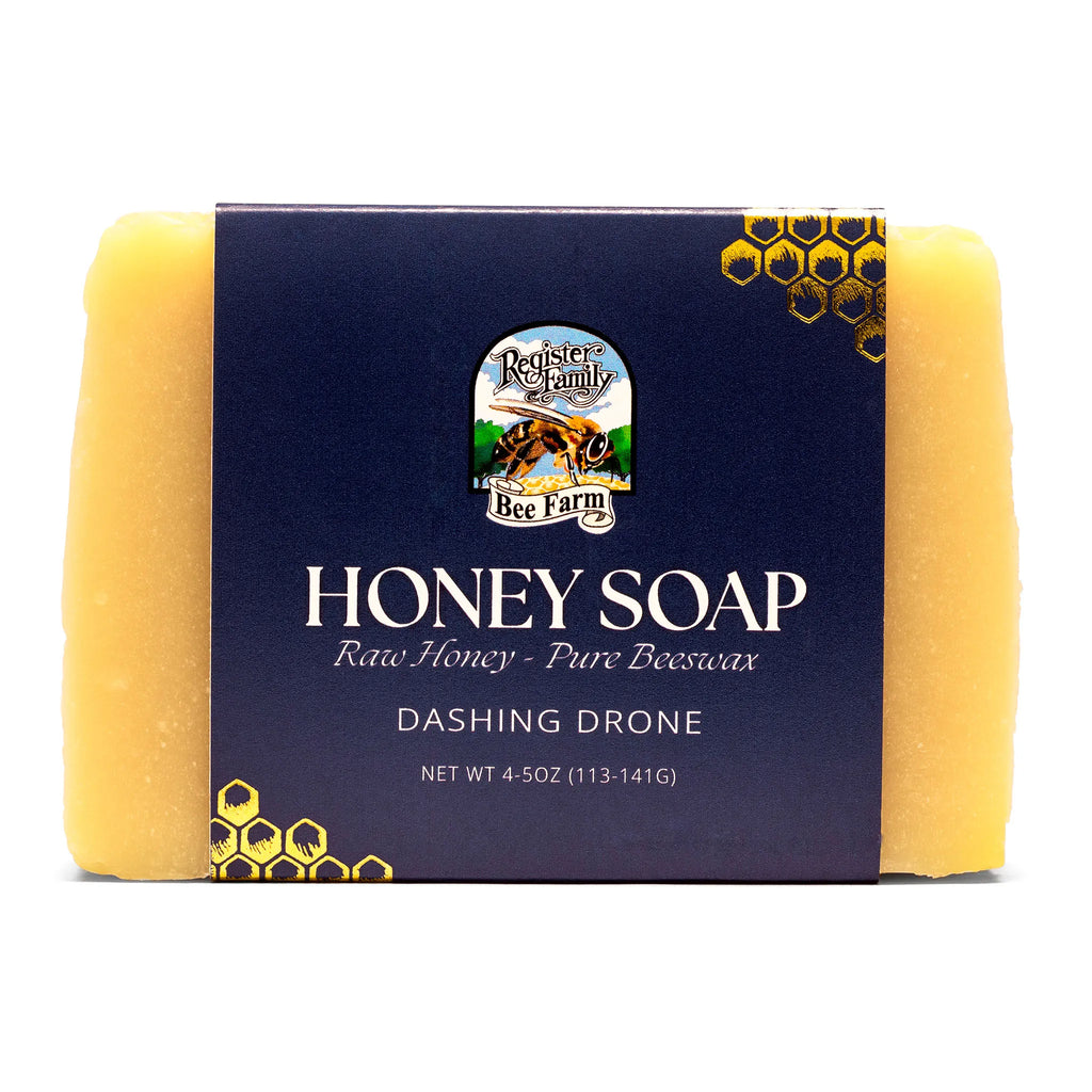 Natural beeswax dashing drone soap with moisturizing ingredients, gentle and perfect for daily cleansing