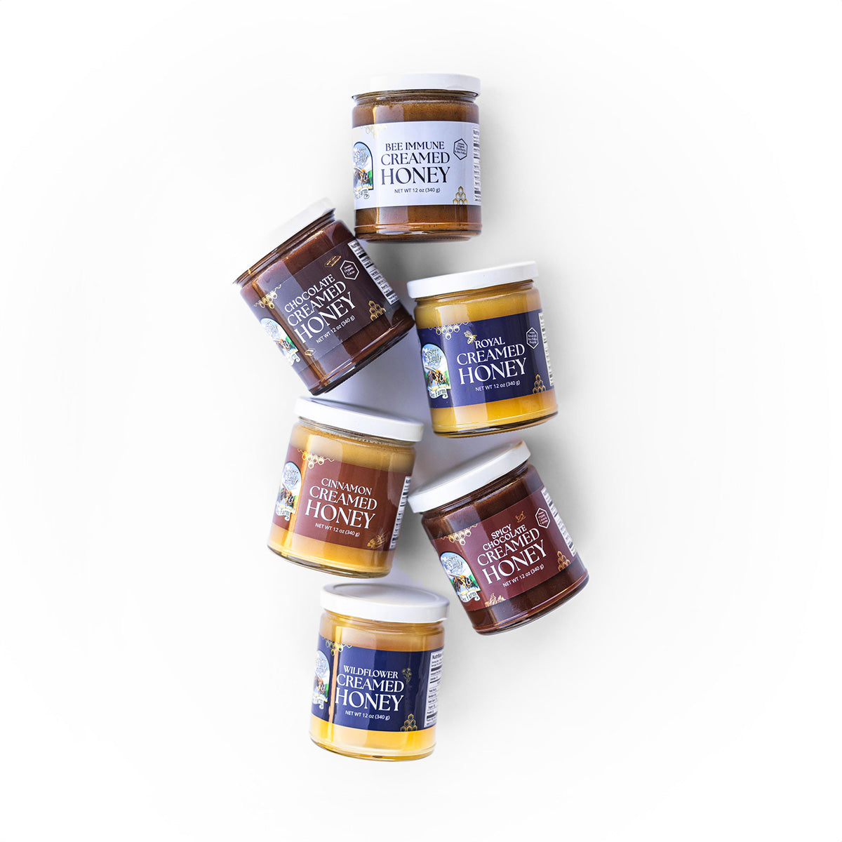 Bee Immune Creamed Honey | Elderberry Turmeric Ginger Honey