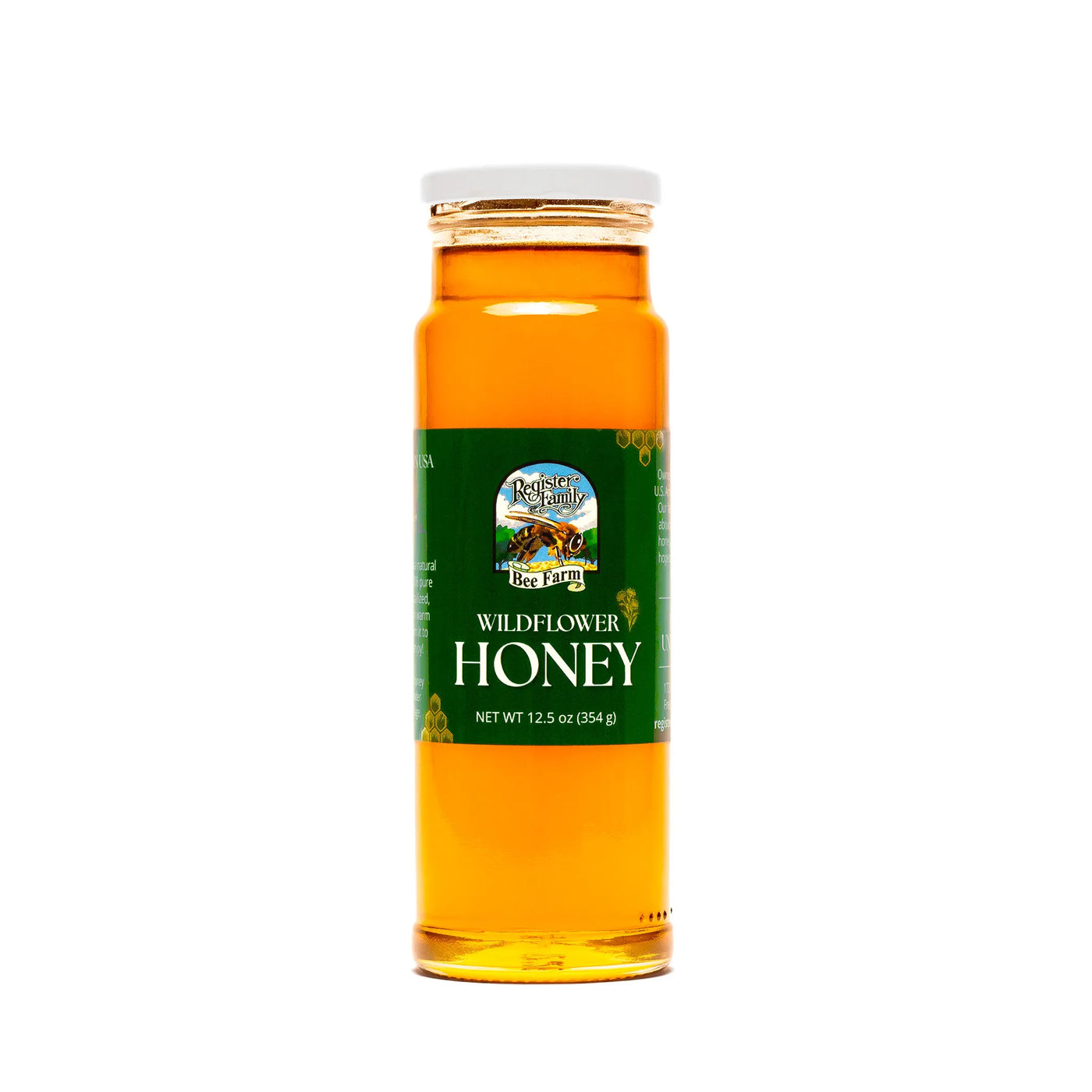 Wildflower Honey Glass Jar 12.5