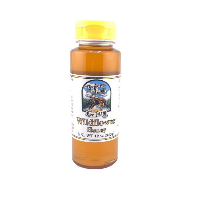 Raw Wildflower Honey - Squeeze Bottle