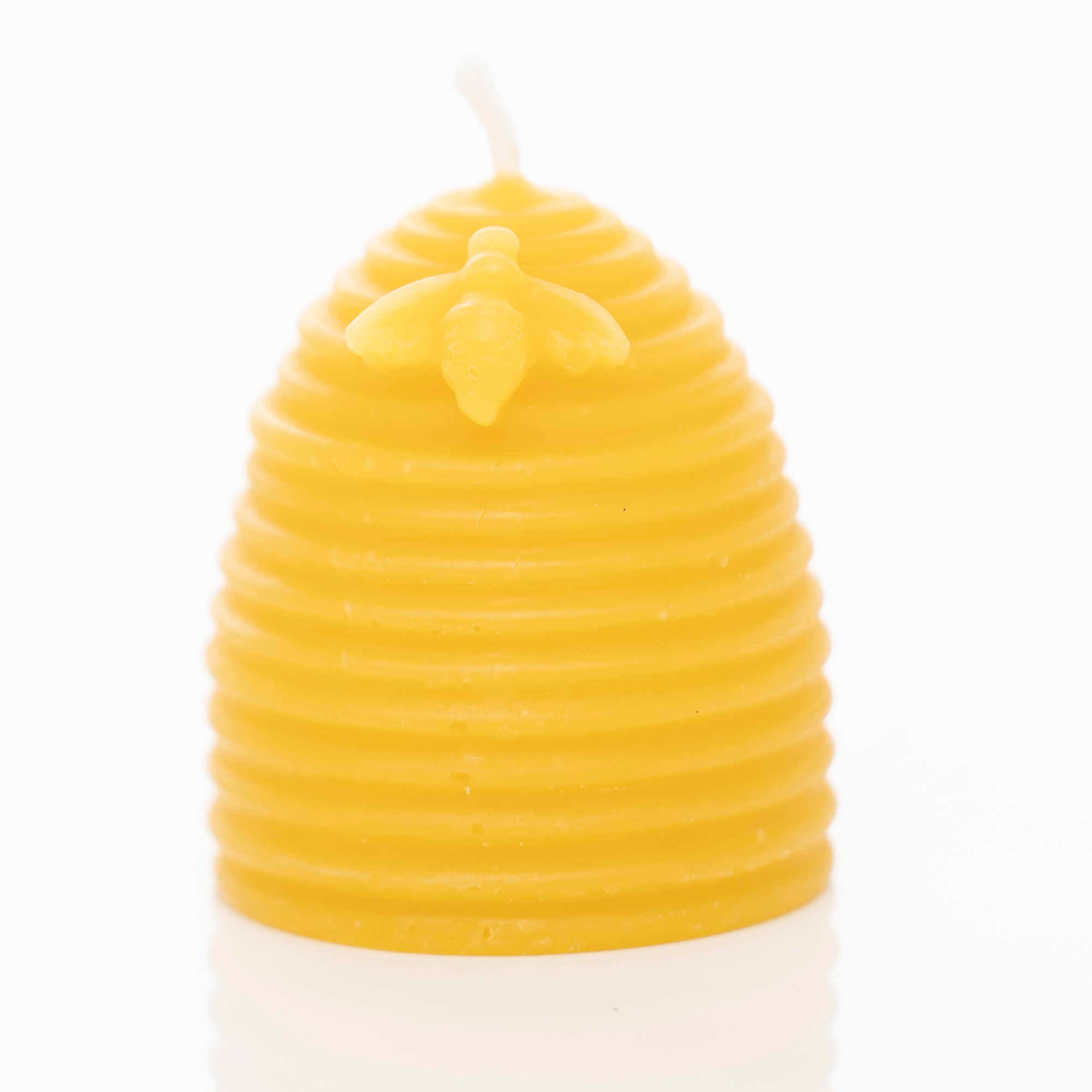  Bee Hive Candles 100% Pure Beeswax Pillar Candle (2 x 4) :  Home & Kitchen