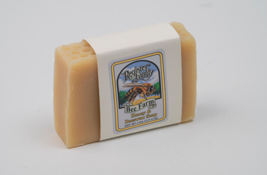 Creamy, Moisturizing Natural Honey & Beeswax Soap Natural-No Fragrance