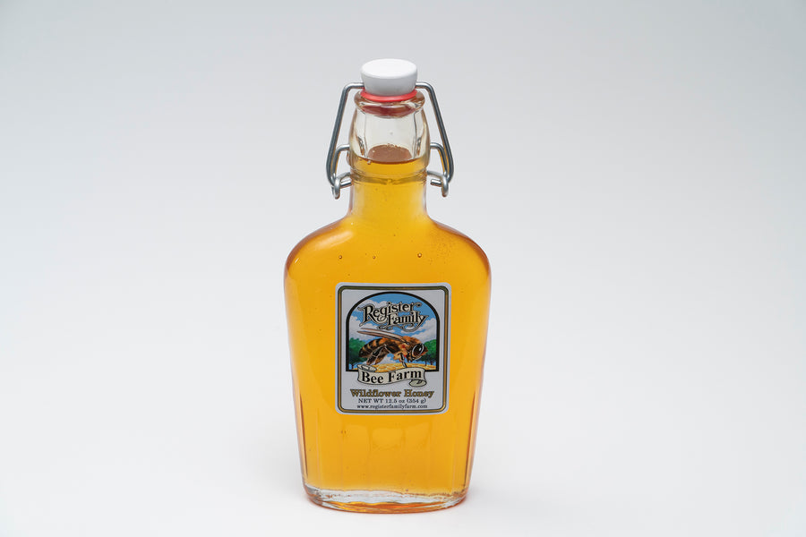 Raw Wildflower Honey - Swing-Top Flask