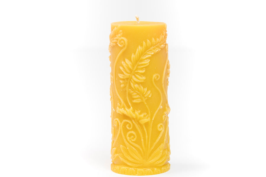 Handmade Beeswax Candle - 100% Beeswax Candle